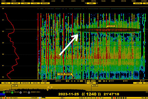 AM spectrum on Jaguar