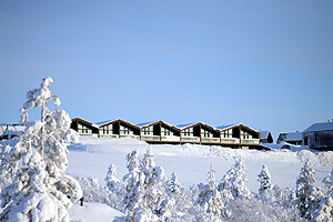 Luxury villas on top of Kaunispää