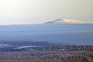 A fell above clouds