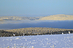 Low clouds in Saariselkä