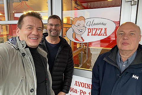 Mika, Jim and Jarmo Salmi in Inari