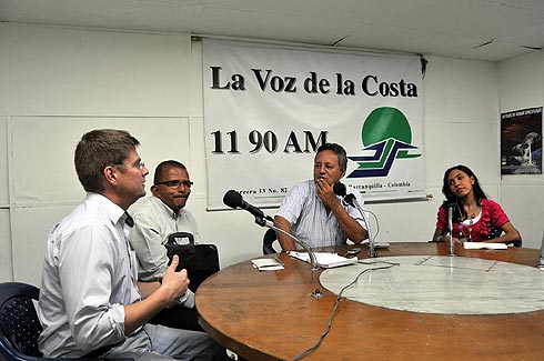 Jim interviewed at La Voz de la Costa